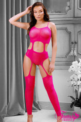 BODYSTOCKING BERRY PINK