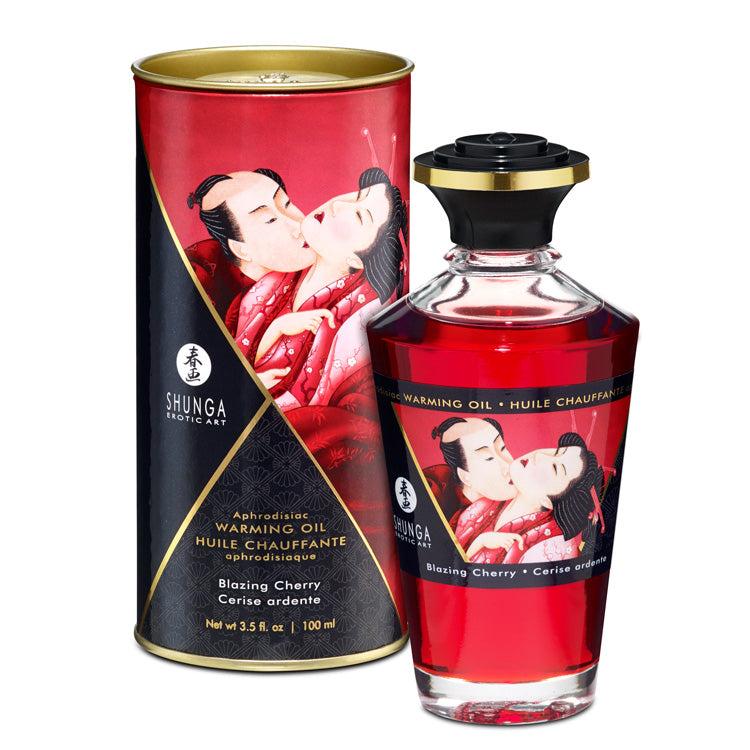 SHUNGA HUILE CHAUFFANTE CERISE ARDENTE