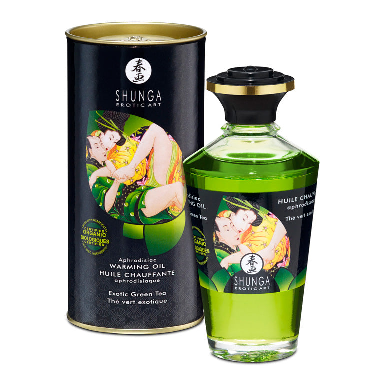 SHUNGA HUILE CHAUFFANTE ORGANICA THE VERT