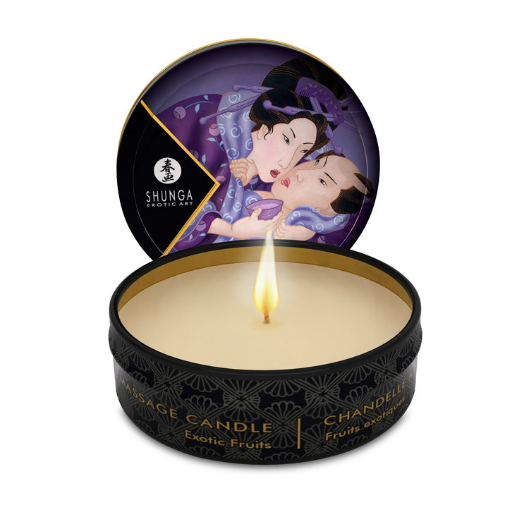 SHUNGA MINI CHANDELLE A MASSAGE FRUITS EXOTIQUES