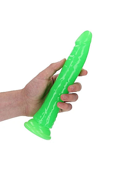 SLIM DILDO 9'' - GLOW IN THE DARK