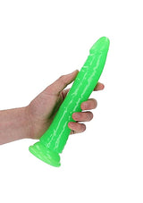 SLIM DILDO 9'' - GLOW IN THE DARK