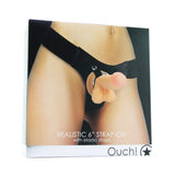 OUCH! - REALISTIC 6'' STRAP-ON - PEAU