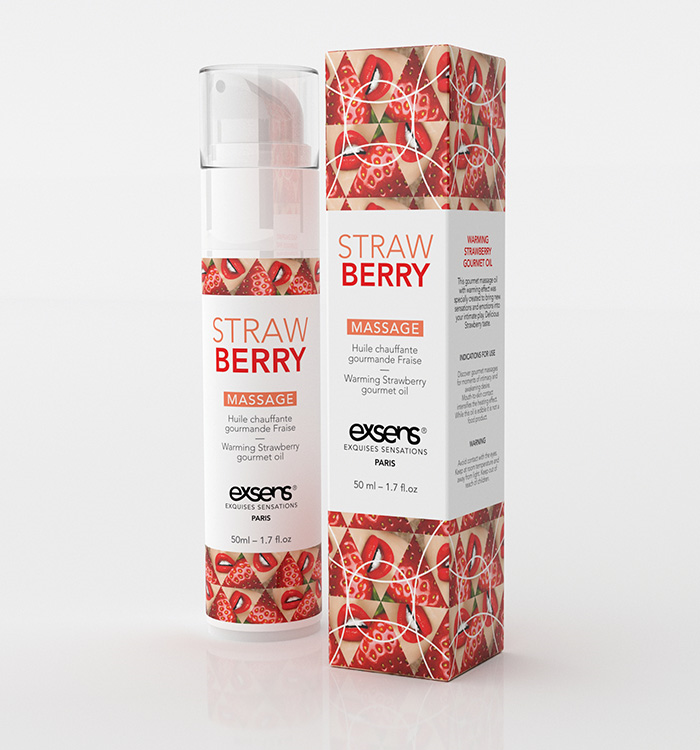 HUILE CHAUFFANTE FRAISE - EXSENS