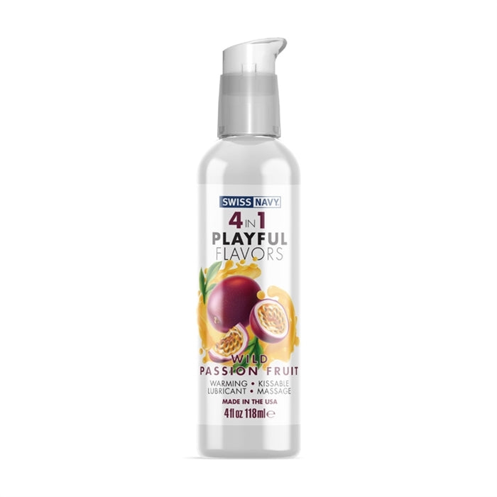 SWISS NAVY- 4 EN 1 PASSION FRUIT 4 OZ