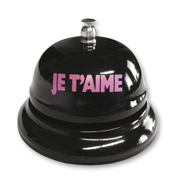 CLOCHE DE TABLE-JE T'AIME
