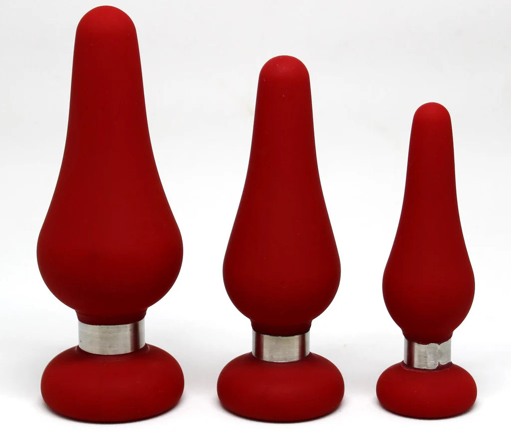 POINTER SILICONE PLUG-MEDIUM ROUGE