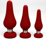 POINTER SILICONE PLUG-MEDIUM ROUGE