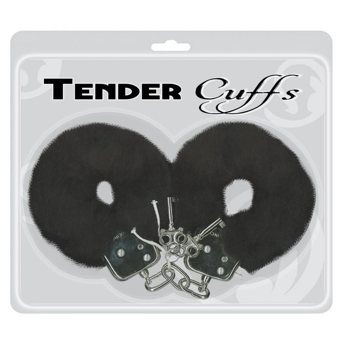 TENDER CUFFS - MENOTTE EN FOURRURE - NOIR
