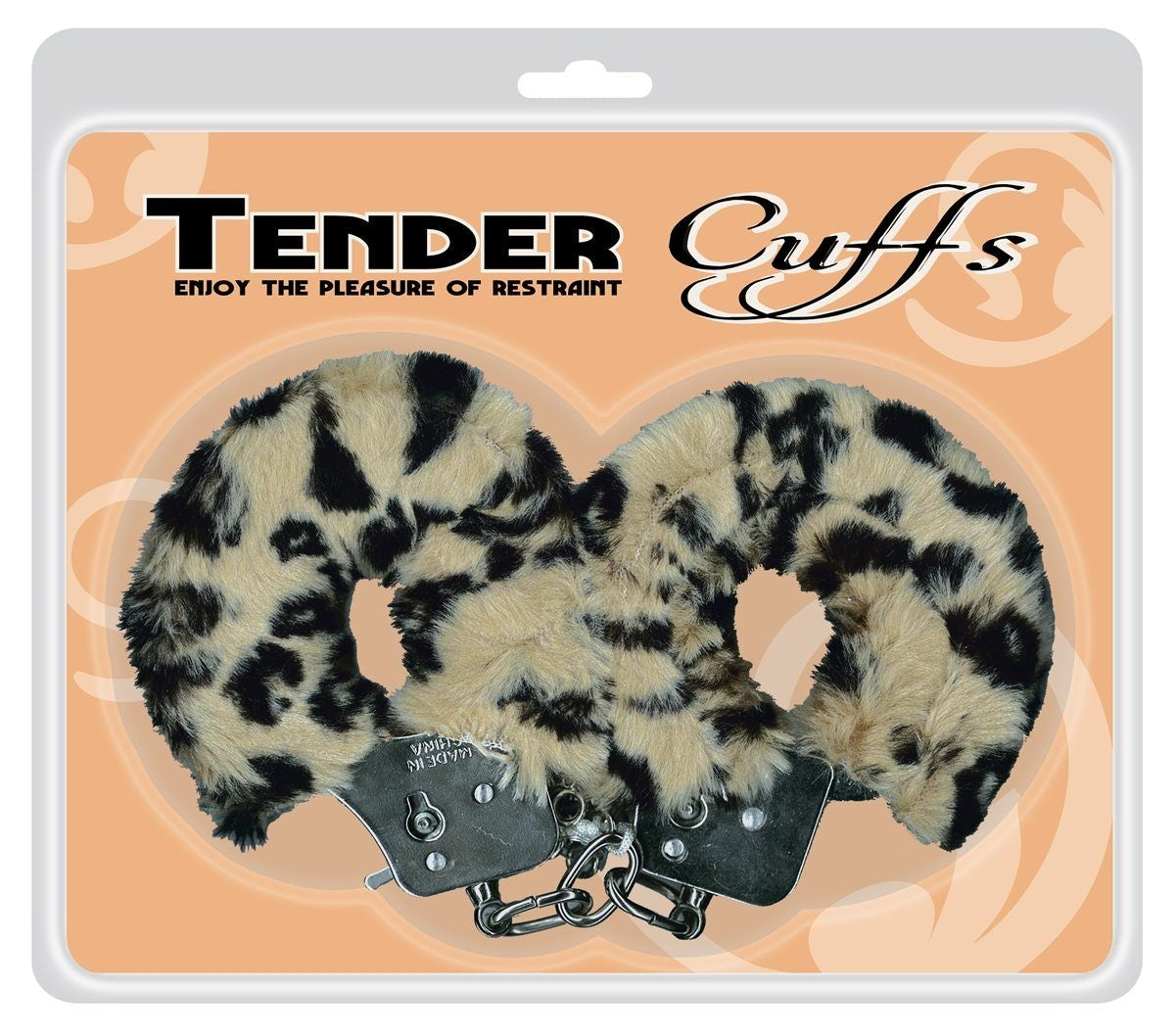 TENDER CUFFS - MENOTTE EN FOURRURE - LEOPARD